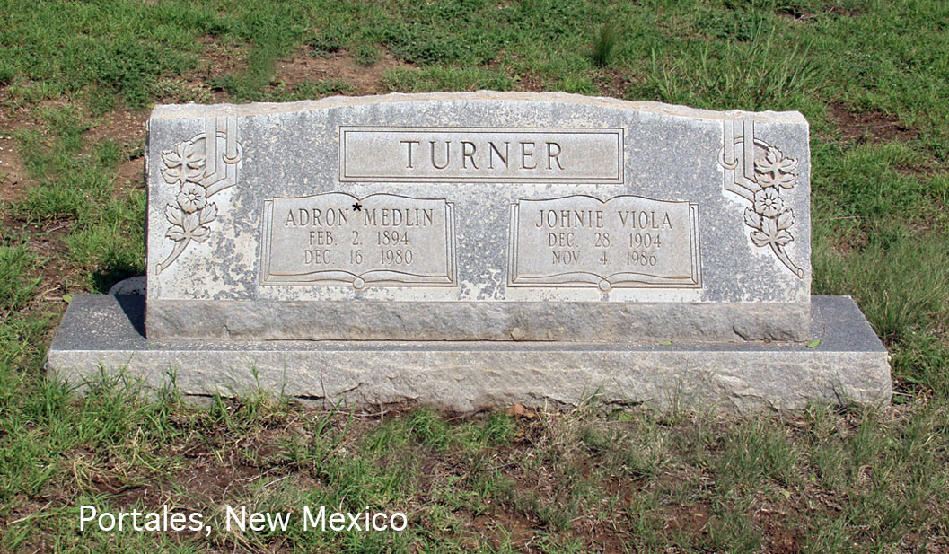<adron and johnie gravestone> adron turner gravestone johnie turner gravestone.