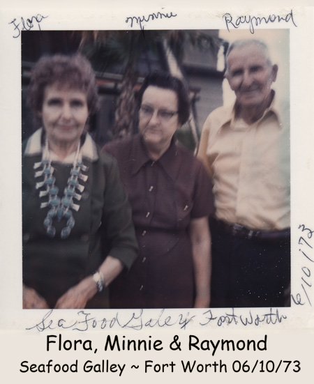 <Flora Minnie Raymond Seafood galley fort worth june 10 1973>