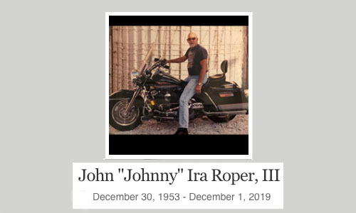 Johnny Roper Obituary