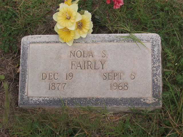 <Nola S. Fairly gravestone portales nm>
