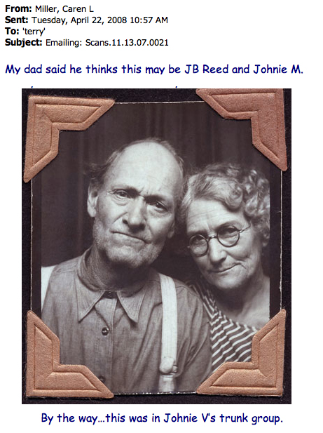 <johnie magnolia and husband J. B. Reed>