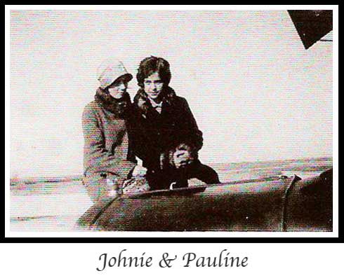 <Johnie Viola Downer Turner and her first cousin. Pauline Downer>