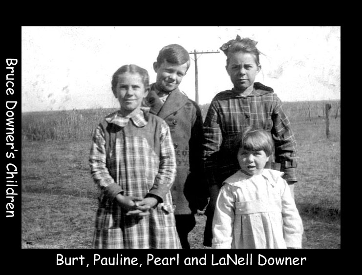 bruce downer's children burt pauline pearl and lanell