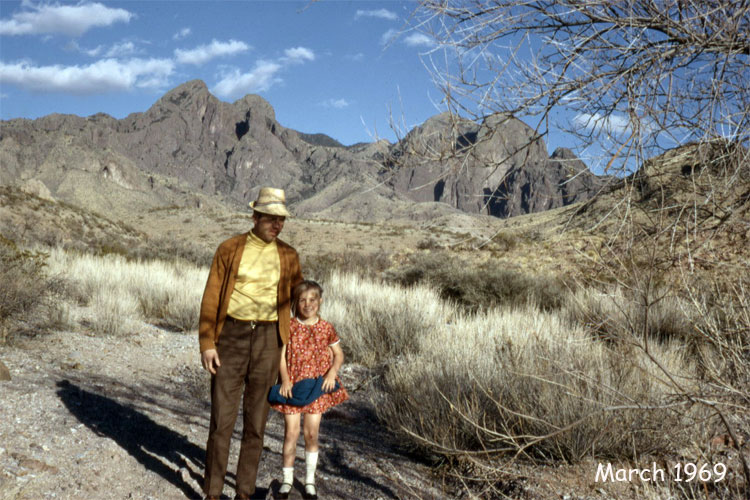 <Terry and Kelly Organ Mountains March 1969 >