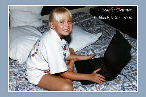 <lubbock texas seagler reunion laptop motel room>