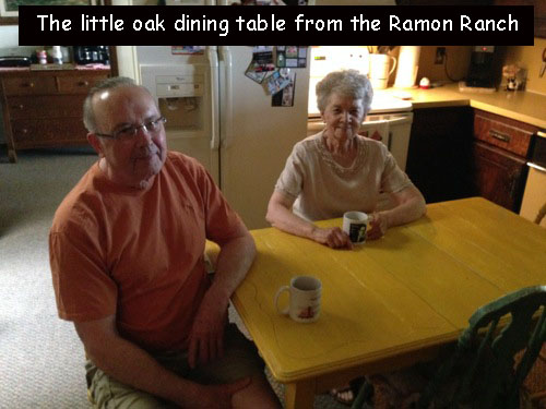 <little oak dining table from the ramon ranch>